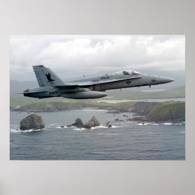 Póster Cuerno F/A-18C (Frente)