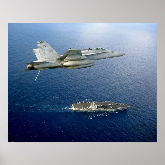 Póster Cuerno F/A-18C (Frente)