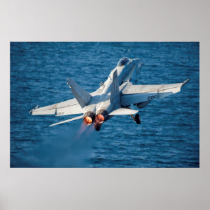 Póster Cuerno F/A-18C