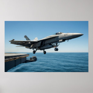 Póster Cuerno F/A-18C