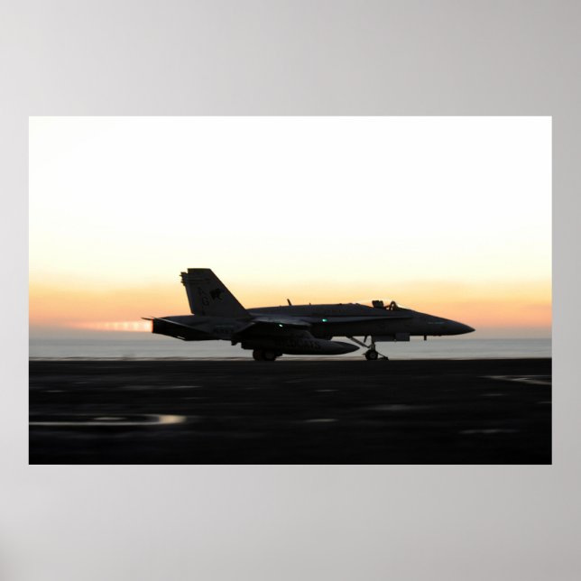 Póster Cuerno F/A-18C (Frente)