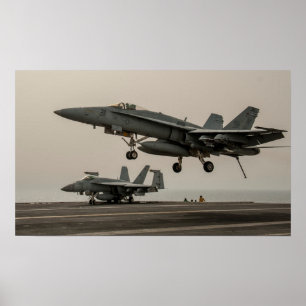 Póster Cuerno F/A-18C