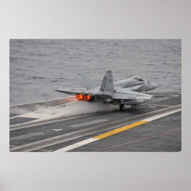 Póster Cuerno F/A-18C (Frente)