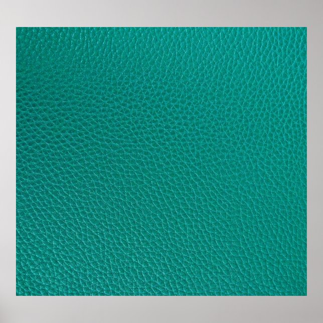 Póster Cuero de Aquamarine: Textura de serpiente de moda. (Frente)