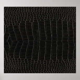 Póster Cuero de cocodrilo lujoso: textura textil.