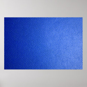 Póster Cuero de piel azul textura