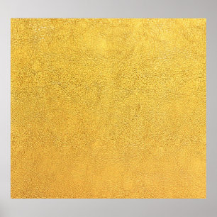 Póster Cuero dorado brillante: fondo texturizado
