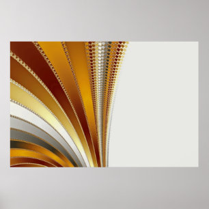 Póster Cuero - Poster fractal