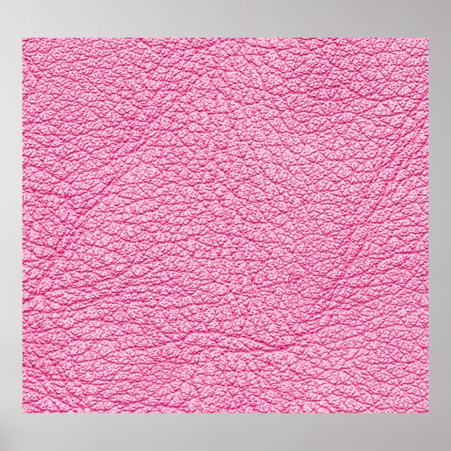 Póster Cuero rosa de cierre, fondo texturado. (Frente)