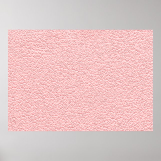 Póster Cuero rosa de fondo de textura (Frente)