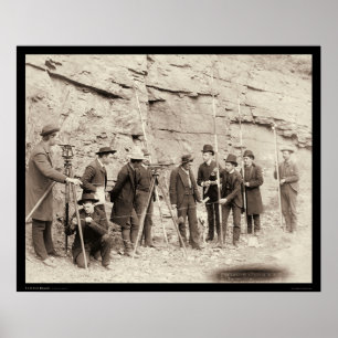 Póster Cuerpo central SD 1888 del ingeniero de Deadwood