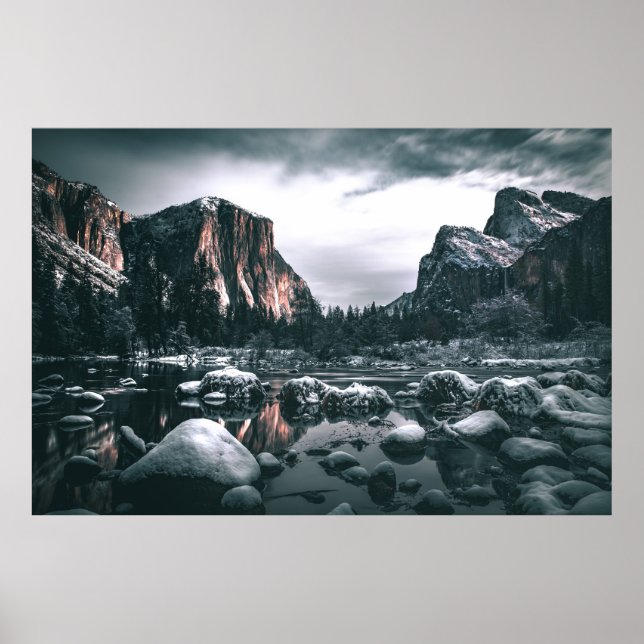 PÓSTER CUERPO DE AGUA Y MONTAÑAS (Frente)