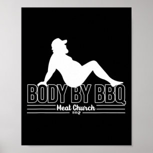 Póster Cuerpo De Bbq Carne De La Iglesia Byrbecue Daddy F