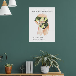 Póster Cuerpo de Bikini de Verano | Ilustración de Acuare