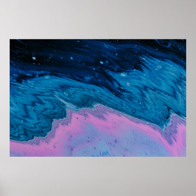 Póster Cuerpo de ilustracion de agua (Frente)