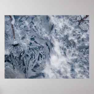 Póster Cuerpo flotante de agua