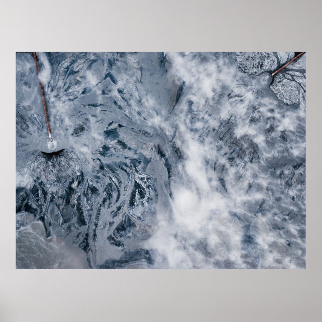 Póster Cuerpo flotante de agua (Frente)