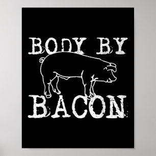 Póster Cuerpo Por Bacon - Grasa Grasa Chef Gron Lover Reg