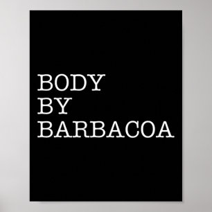 Póster Cuerpo Por Byrbycoa - Comida Mexicana Funny Bbq