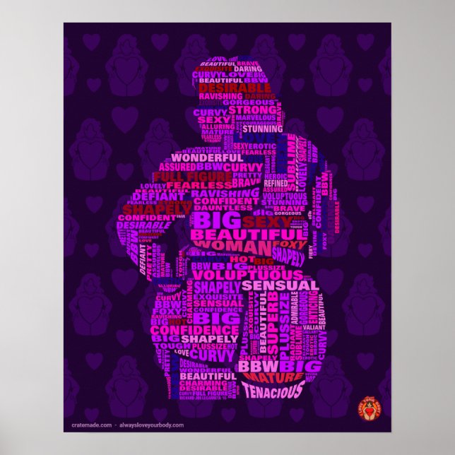 Póster Cuerpo positivo de la mano poster art. 2 (Frente)