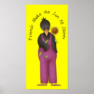 Póster Cuervo de la amistad