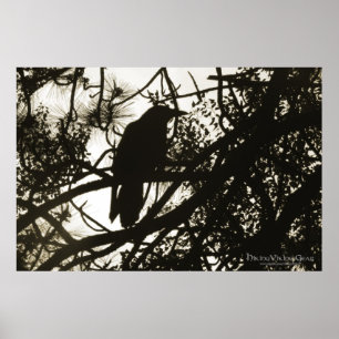 Póster Cuervo Steampunk