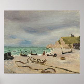 Póster Cuestas en la playa Étretat Matisse