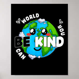 Póster Cueste Ser Amable En La Tierra Contra El Acoso En