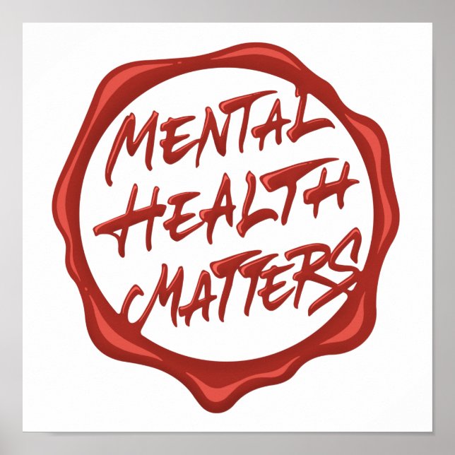 Póster Cuestiones de salud mental (Frente)