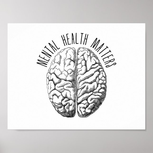 Póster Cuestiones de salud mental (Frente)