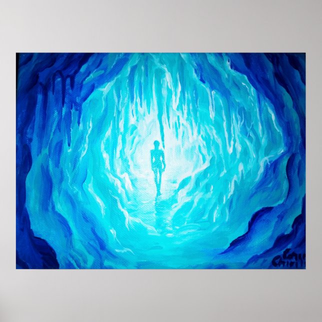 Póster cueva congelada (Frente)