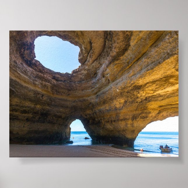 Póster Cueva de Benagil en Algarve (Frente)