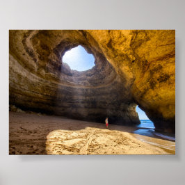 Póster Cueva de Benagil en Algarve