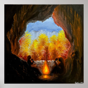 Póster Cueva de las mujeres