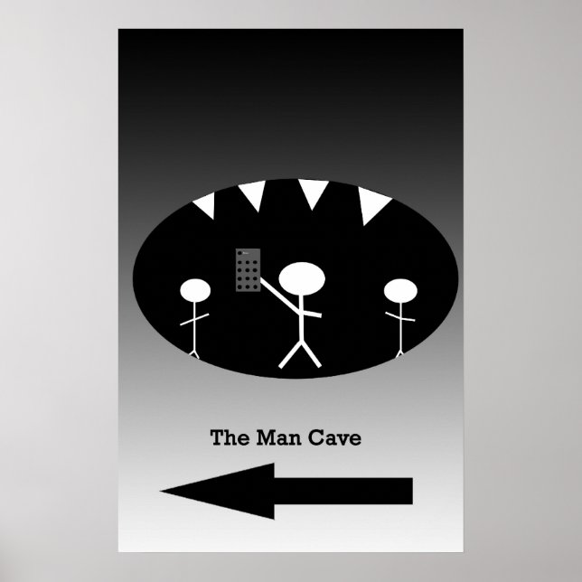 Póster Cueva de Man (Frente)