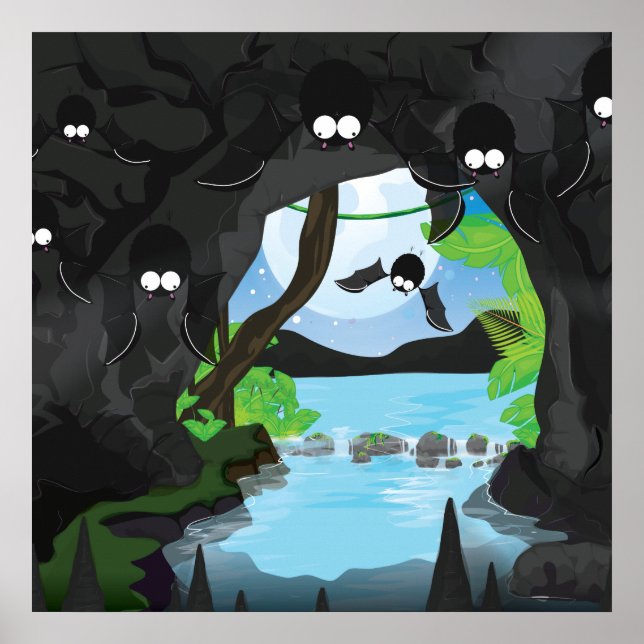 Póster Cueva de murciélagos (Frente)