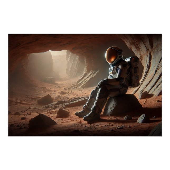 Póster Cueva del astronauta (Anverso)