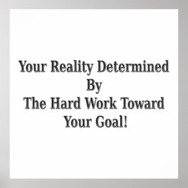 Póster ¡Cuida Tu Diseño De Realidad Significado Para Ti! 