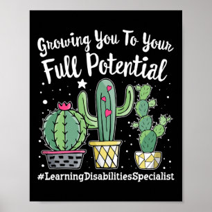 Póster Cuidada capacidad de aprendizaje Escuadrón especia