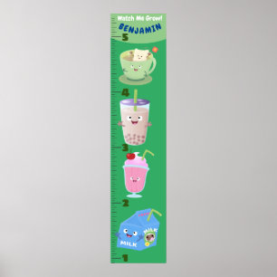 Póster Cuidada carta de crecimiento del personalizado de 