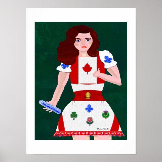 Póster Cuidado Activo Diseño Creativo de LeeMarie (Frente)