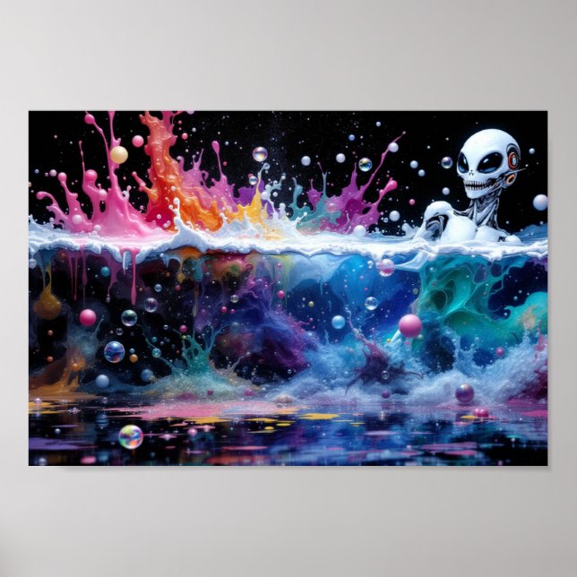Póster Cuidado con el Alien  (Frente)
