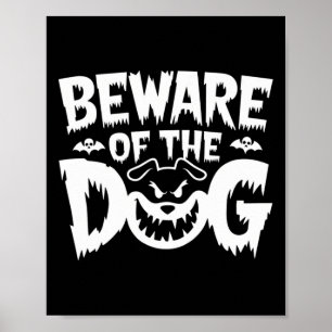Póster Cuidado Con El Perro Para Los Hombres