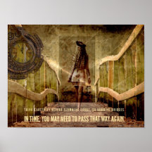 Cuidado con la quema de puentes Poster motivaciona