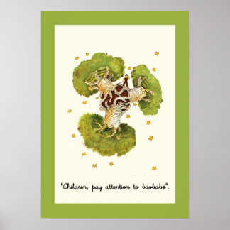 Póster Cuidado con los baobabs