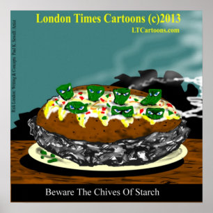 Póster Cuidado Con Los Ides De Marzo Funny Potato Poster