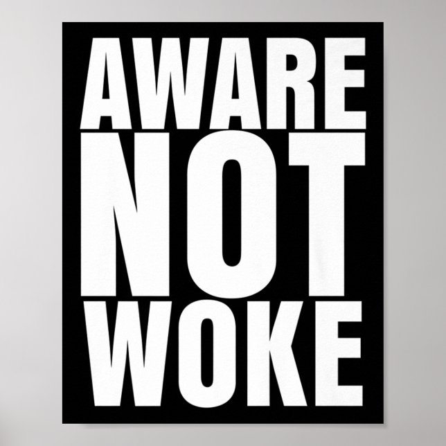 Póster Cuidado No Despertar _ Aparato Anti-woke Premium _ (Frente)