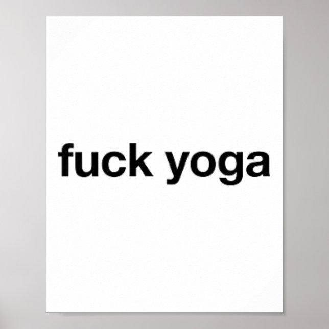 Póster Cuidado personal de yoga (Frente)