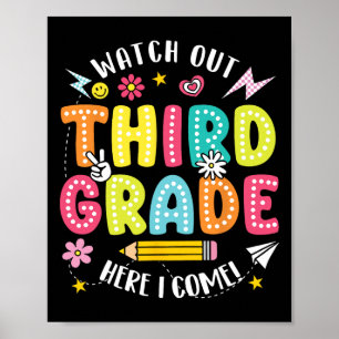 Póster Cuidado Tercer Grado Aquí Voy Hola 3er Grado