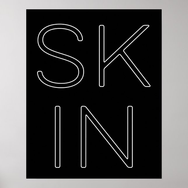 Póster Cuidados de la piel Cuidados de la piel Dolor de p (Frente)